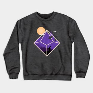 D20 Fantasy Worlds - D10 Crewneck Sweatshirt